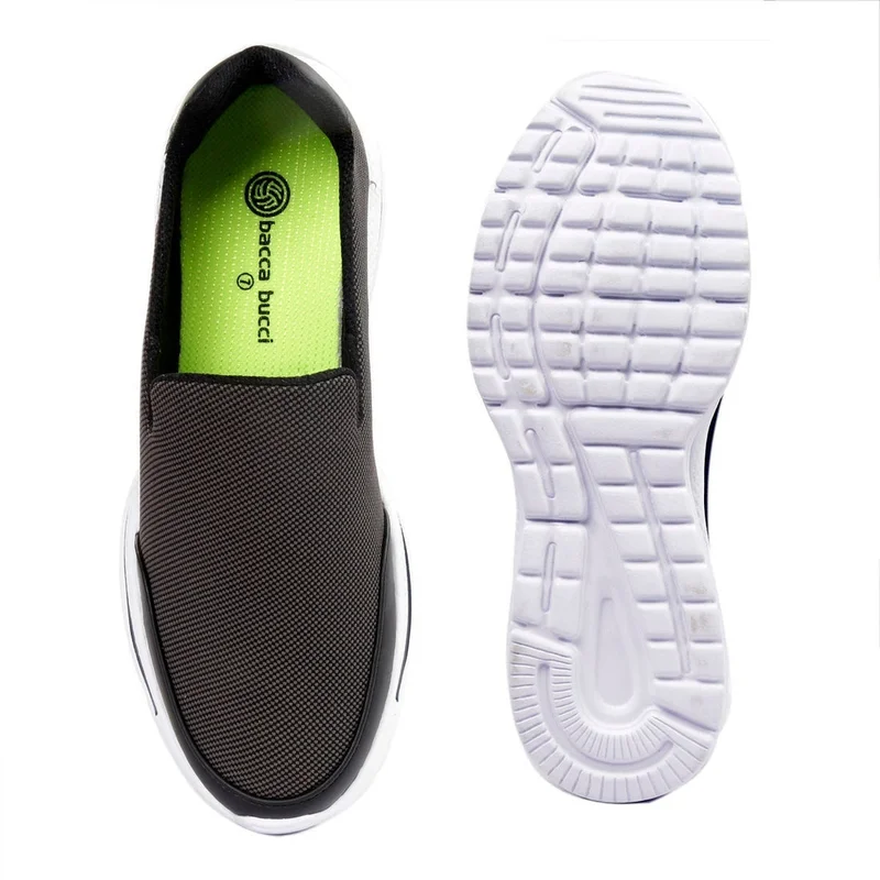 Bacca Bucci Grey Comfortable Lightweight Walking Shoes for Men | Best Price UAE